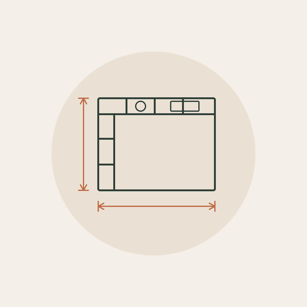Kitchen Layout Plan 2D