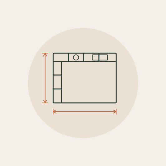 Kitchen Layout Plan 2D